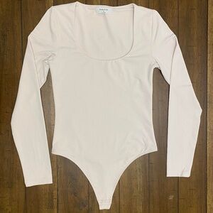 Babaton Long Sleeve Contour Scoop Neck Bodysuit